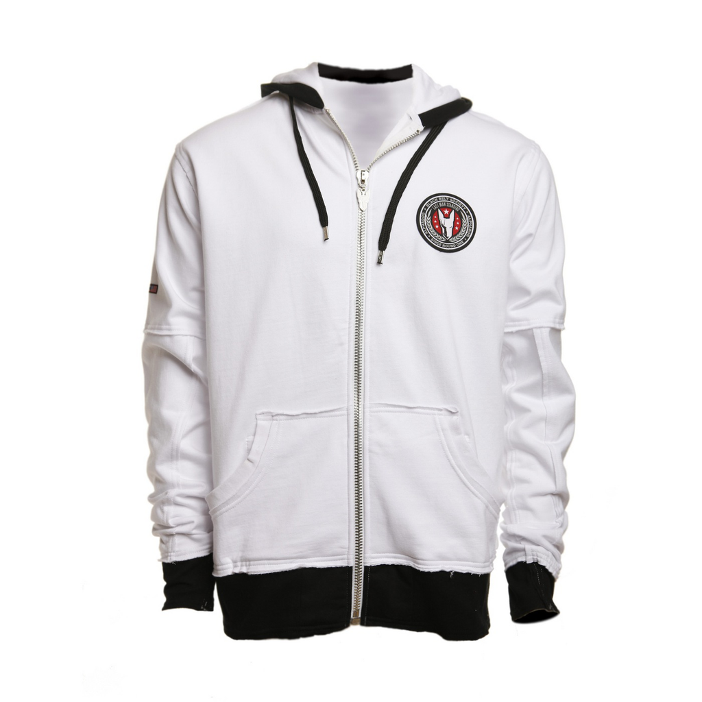 Black Belt Society Hoodie (White)